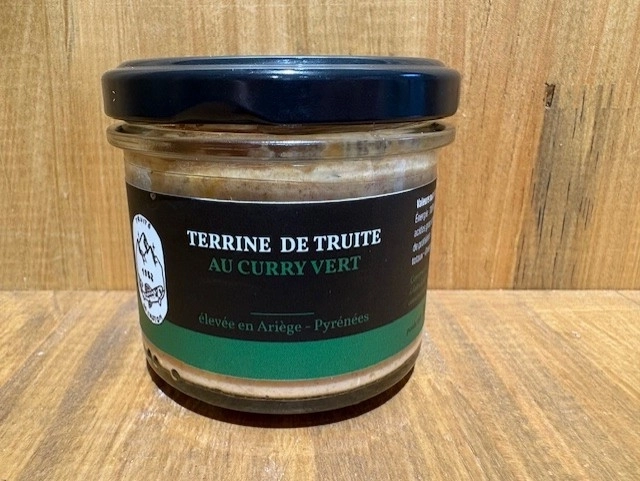 TERRINE DE TRUITE AU CURRY VERT 100GR